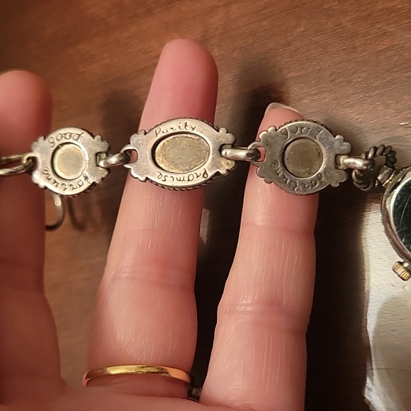 RARE* Vintage CORAZON Sterling Silver 925 Japan Ladies Watch - Picture 6 of 7